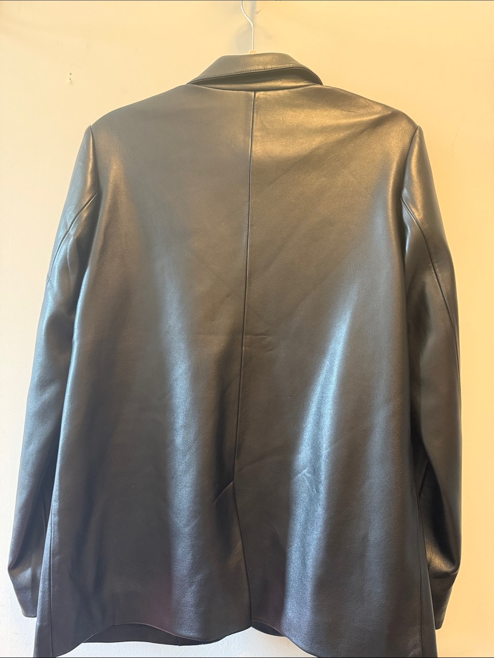 Good American Black Leather Blazer - Picture 7 of 7